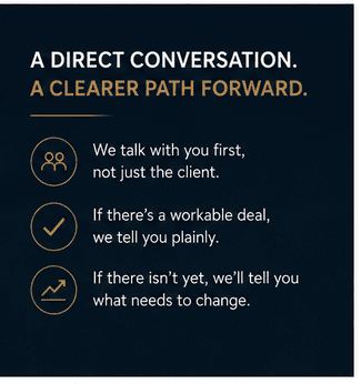 A direct conversation before you refer a client