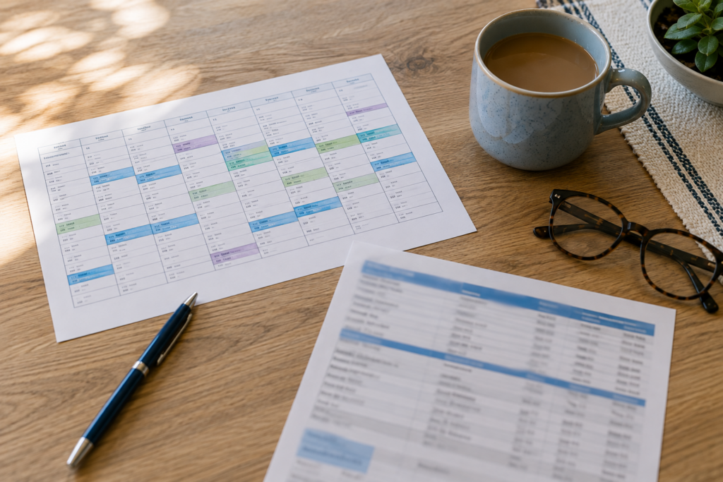 Nurse shift roster and payslip showing penalty rates and overtime assessed for home loans for nurses